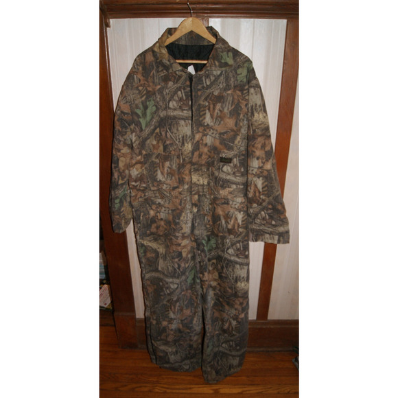 Vintage Liberty Coveralls Mens 3XL Realtree Camo Quilted Insulated Hunting